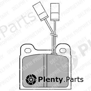  DELPHI part LP477 Brake Pad Set, disc brake