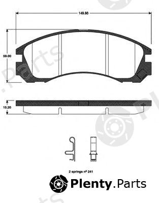  NK part 221965 Brake Pad Set, disc brake