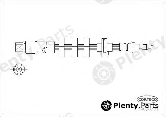  CORTECO part 19026371 Brake Hose
