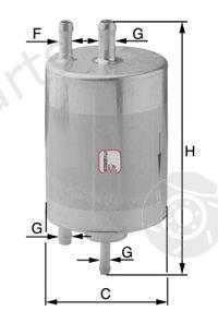  SOFIMA part S1841B Fuel filter
