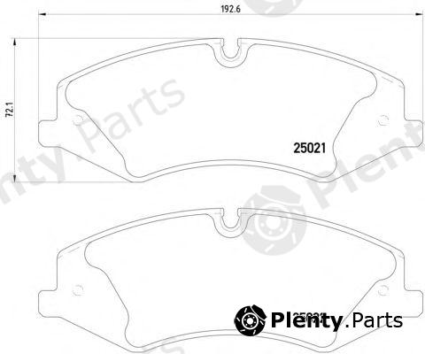  PAGID part T1934 Brake Pad Set, disc brake