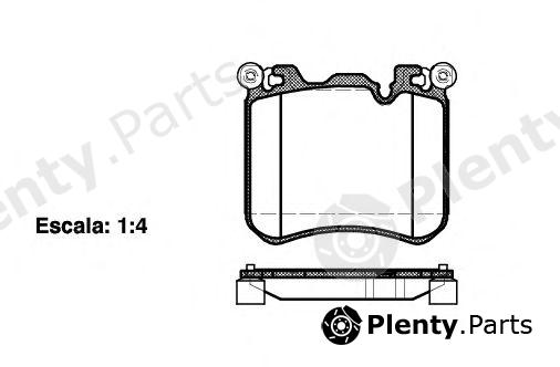  ROADHOUSE part 21413.00 (2141300) Brake Pad Set, disc brake