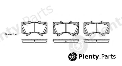  REMSA part 127102 Brake Pad Set, disc brake