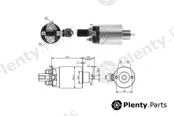  ERA part ZM4695 Solenoid Switch, starter