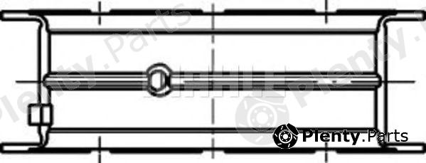  MAHLE ORIGINAL part 001HS10001000 Main Bearings, crankshaft