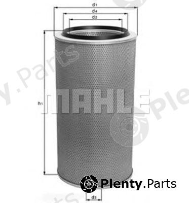  MAHLE ORIGINAL part LX227 Air Filter