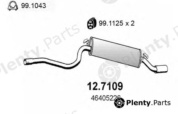  ASSO part 12.7109 (127109) End Silencer