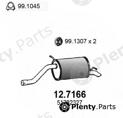  ASSO part 12.7166 (127166) End Silencer