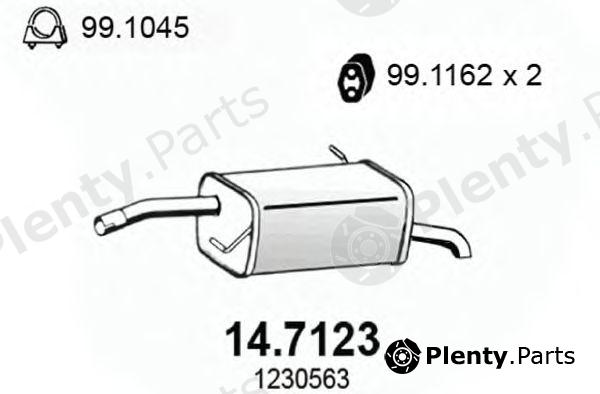  ASSO part 14.7123 (147123) End Silencer