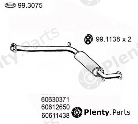  ASSO part 24.6034 (246034) Middle Silencer