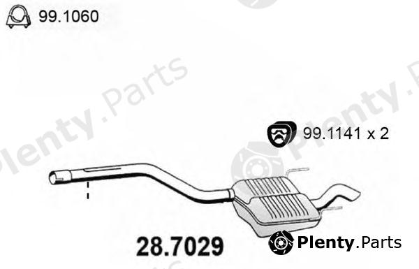  ASSO part 28.7029 (287029) End Silencer