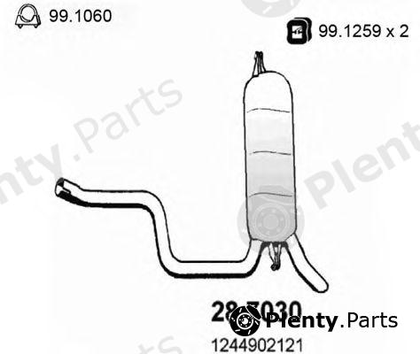  ASSO part 28.7030 (287030) End Silencer