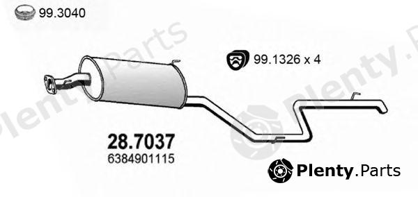  ASSO part 28.7037 (287037) End Silencer