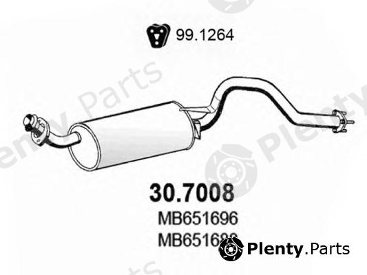  ASSO part 30.7008 (307008) End Silencer