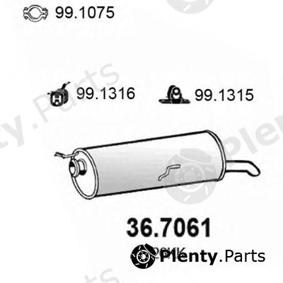  ASSO part 36.7061 (367061) End Silencer