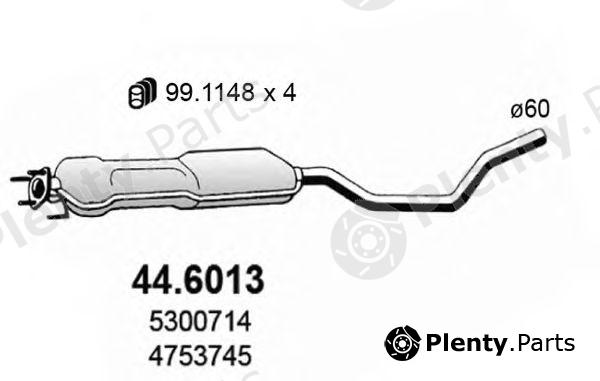  ASSO part 44.6013 (446013) Middle Silencer