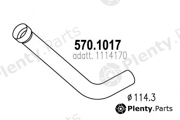  ASSO part 570.1017 (5701017) Exhaust Pipe