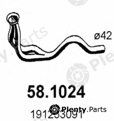  ASSO part 58.1024 (581024) Exhaust Pipe