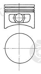  KOLBENSCHMIDT part 94917610 Piston