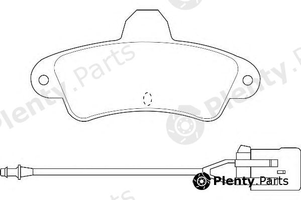  WAGNER part WBP21586A Brake Pad Set, disc brake