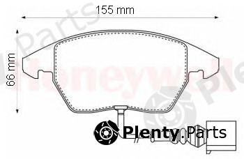  JURID part 573128J Brake Pad Set, disc brake