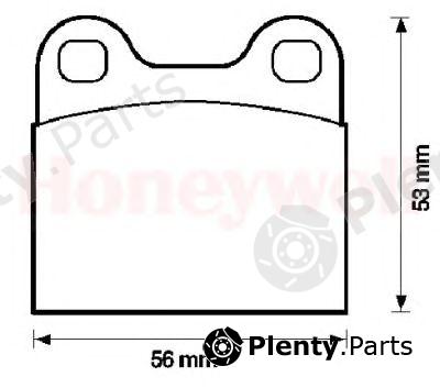  BENDIX part 571205B Brake Pad Set, disc brake