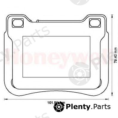  BENDIX part 573177B Brake Pad Set, disc brake