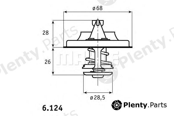  BEHR THERMOT-TRONIK part TX7580D Thermostat, coolant