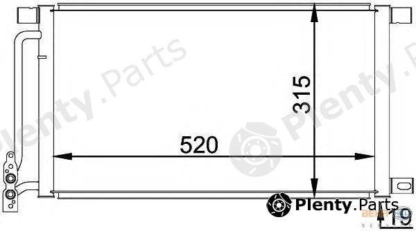  HELLA part 8FC351038-211 (8FC351038211) Condenser, air conditioning