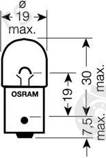  OSRAM part 5008ULT-02B (5008ULT02B) Bulb, reading light
