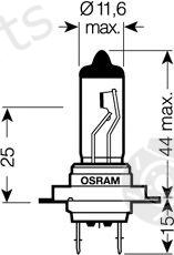  OSRAM part 64210XR-02B (64210XR02B) Bulb, daytime running light