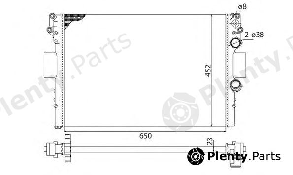  MAGNETI MARELLI part 350213183003 Radiator, engine cooling