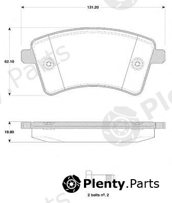  NK part 223959 Brake Pad Set, disc brake