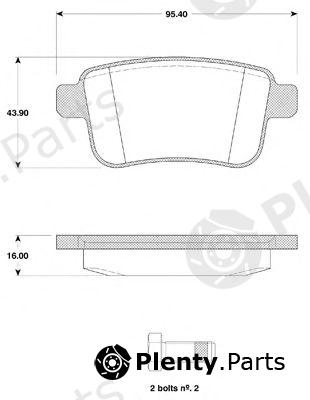  NK part 223960 Brake Pad Set, disc brake