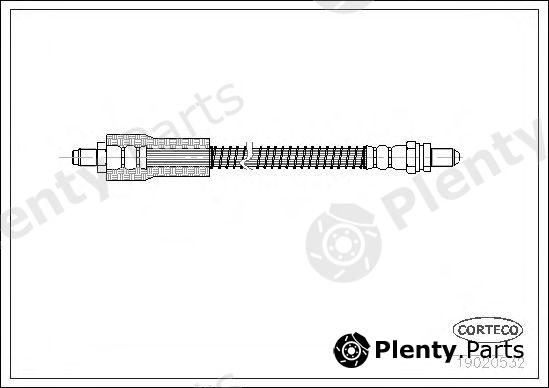  CORTECO part 19020532 Brake Hose