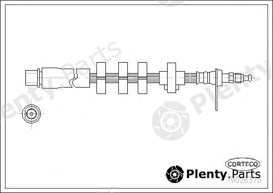  CORTECO part 19026370 Brake Hose