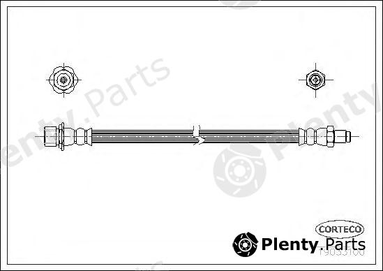 CORTECO part 19033100 Brake Hose