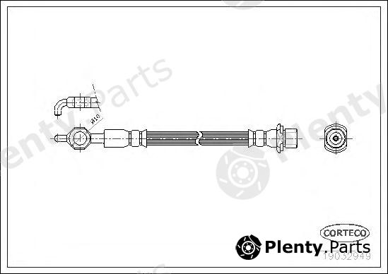  CORTECO part 19032949 Brake Hose