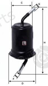  SOFIMA part S1520B Fuel filter