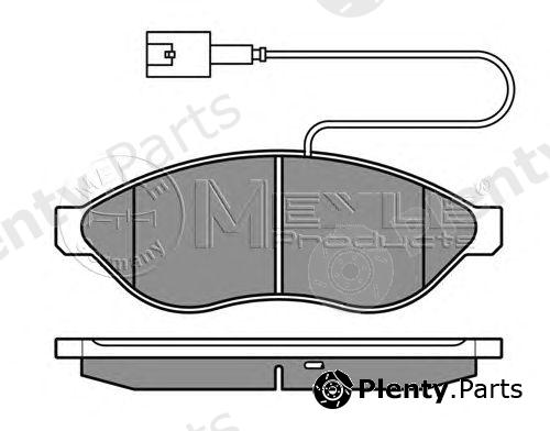  MEYLE part 0252446819/W1 (0252446819W1) Brake Pad Set, disc brake