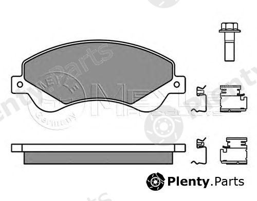  MEYLE part 0252448518/W (0252448518W) Brake Pad Set, disc brake