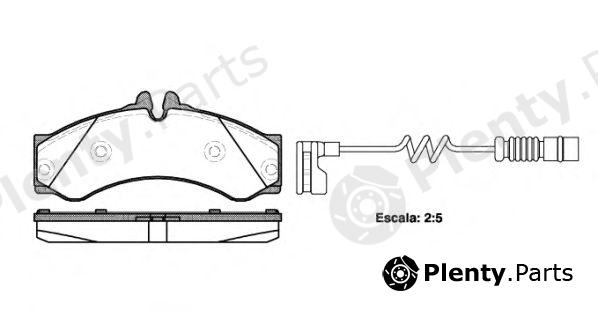  ROADHOUSE part 2614.12 (261412) Brake Pad Set, disc brake