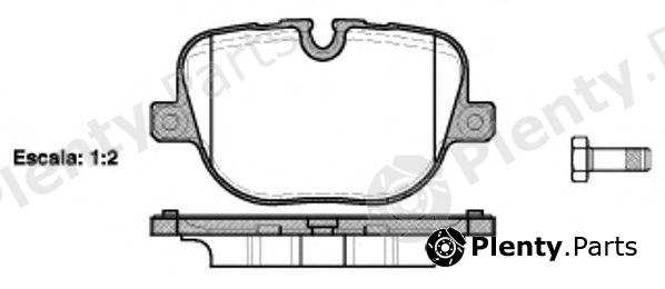  ROADHOUSE part 21408.00 (2140800) Brake Pad Set, disc brake