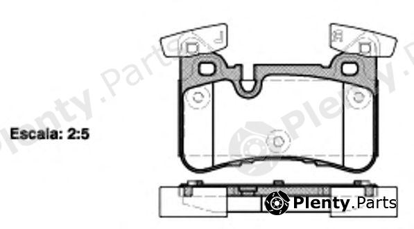  ROADHOUSE part 2142900 Brake Pad Set, disc brake