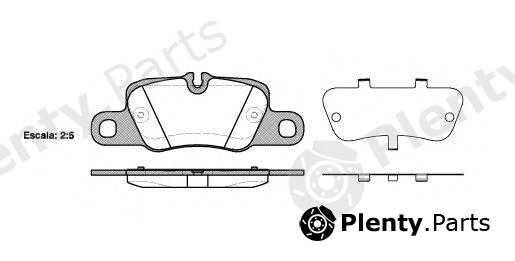  REMSA part 1401.00 (140100) Brake Pad Set, disc brake