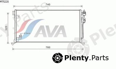  AVA QUALITY COOLING part MT5220 Condenser, air conditioning