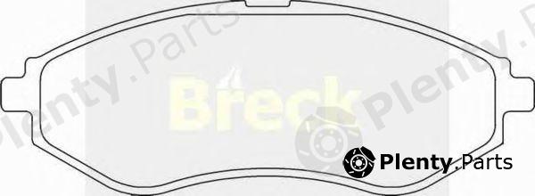  BRECK part 239740070200 Brake Pad Set, disc brake