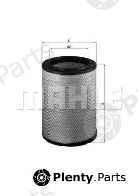  MAHLE ORIGINAL part LX1600 Air Filter