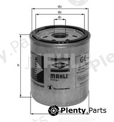  MAHLE ORIGINAL part GC1 Hydraulic Filter, automatic transmission