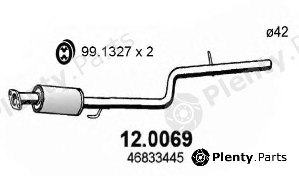  ASSO part 12.0069 (120069) Catalytic Converter